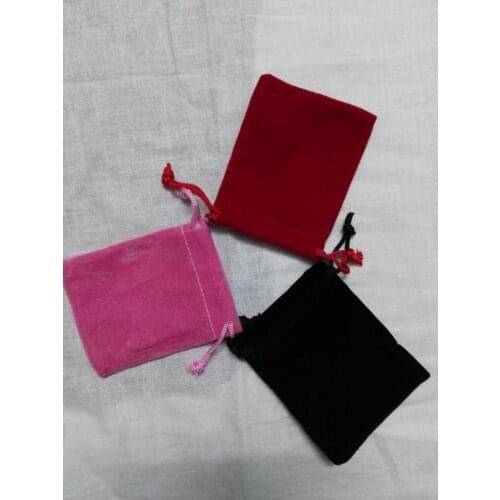 100pcs/lot CBRL velvet drawstring jewerly bag wholesale custom gift pouch small drawstring bag for jewelry gift