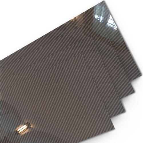 245MM X250MM Matte Surface Pure Carbon Fiber Panel Board 0.25mm-6mm Thickness Composite Hardness Material