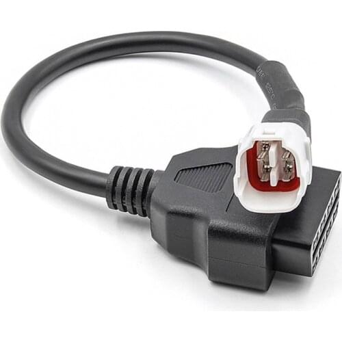 4 Pin to OBD2 Fault Code Reader motorcycle Scanner Diagnostic Cable for Yamaha mT10 FZ10 XSR700 TmAX530 R6