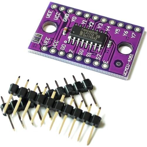 74HC4051 8 channel Analog Multiplexer Selector Module Multiplexers Distributor Resolver