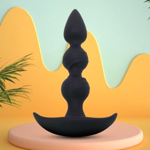 Anal Plug Sex Toys for Couple Soft Dildo Prostate Massage Stimulator Anal Beads Female Masturbation Tool Butt Plug Adult Product