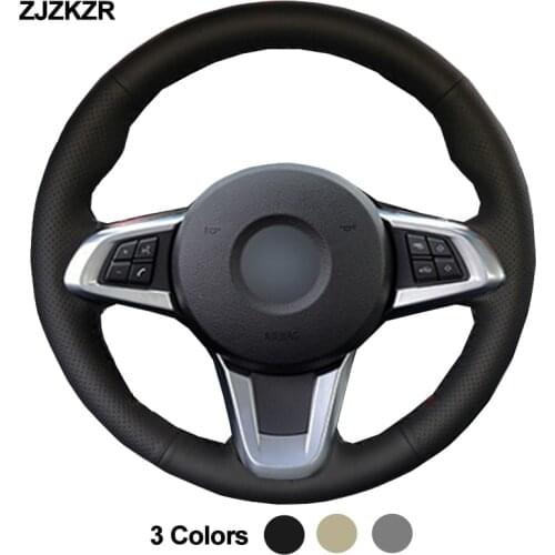 Car Auto Steering-Wheel Cover For BMW Z4 E89 2009 - 2016 Braid on the Steering wheel Funda Volante 2010 2011 2012 2013 2014 2015