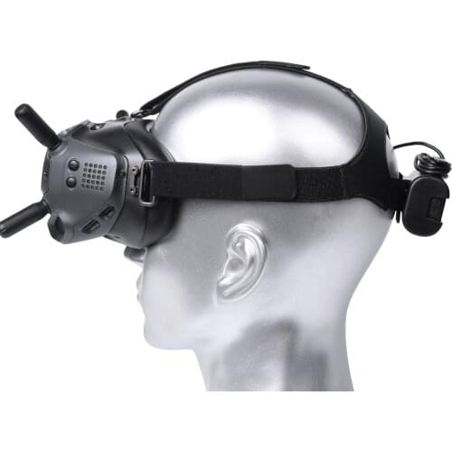 Anti-Drop&Scratch Battery Protection Box Back Clip Winder for DJI FPV Combo Goggles V2 Flying Glasses Head Strap