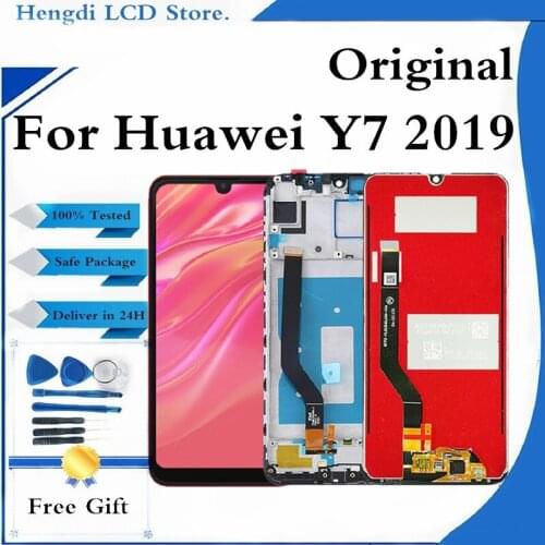 Original For Huawei Y7 2019 LCD Display Touch Screen Digitizer Assembly For Huawei Y7 Prime 2019 DUB-LX3 DUB-L23 DUB-LX1 Display