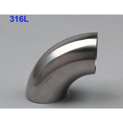 98mm ID 102mm 4" OD SUS 316L Stainless Steel 90 Degree Elbow Sanitary Pipe Fitting Home Brew Beer Wine
