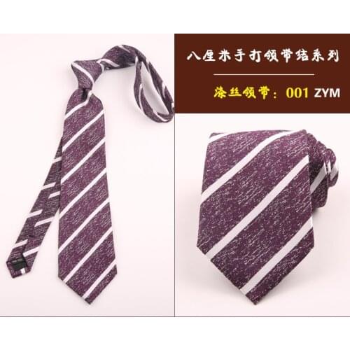 Striped tie mens formal wear business professional suit small flower wedding red wide-handed mens tie shirt blue