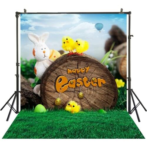 HUAYI Easter Day Photography Backdrop Newborns Baby Child Easter Spring Photo Booth Background Studio Portraits Backdrop W-3817