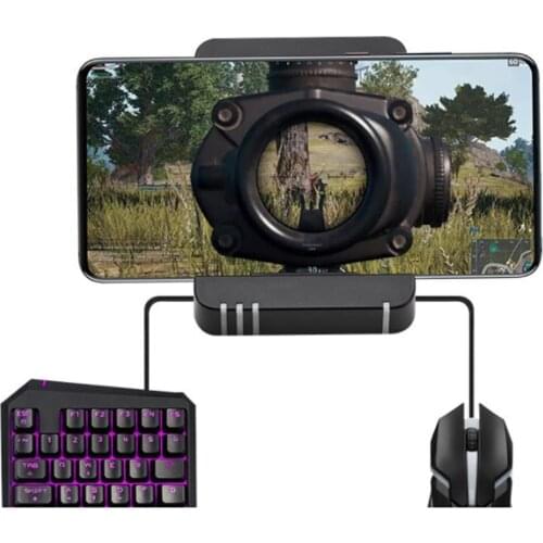 Bluetooth Gaming Keyboard Mouse Converter Adapter for iOS Android Phone With Gaming Keyboard Mouse PUBG Mobile Game Peripherals