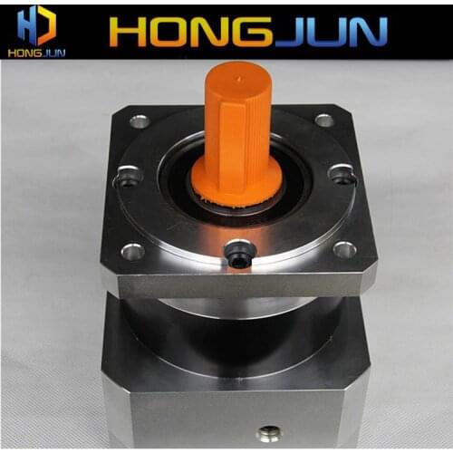 Square flange planetary gearbox PLF160 ratio 25:1 two stage high torque planetary speed reducer