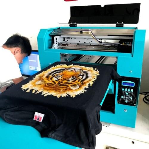 BCX Laser hot sale DTG 5 colors ink jet fabric printing machine DIY digital T-shirt printer