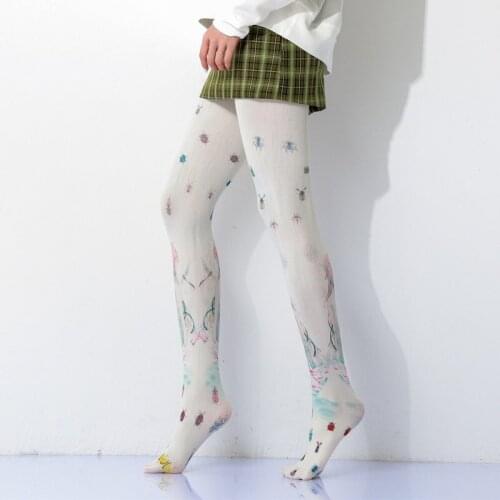 Loli Printed Women Pantyhose Dropship And Bulk