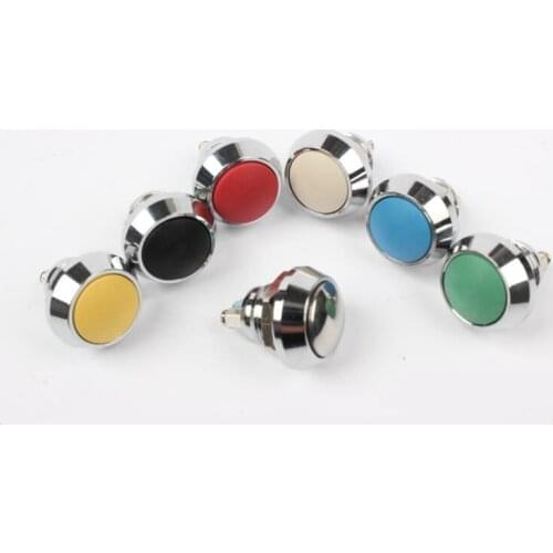 12mm different colour reset Metal Push Button Switch normally open Waterproof Push Button Switch for starting switch