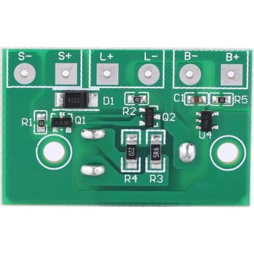 Solar Lamp Controller Module Control Circuit Board with Switch for 3.7V Lithium Battery Solar Lamp Controller