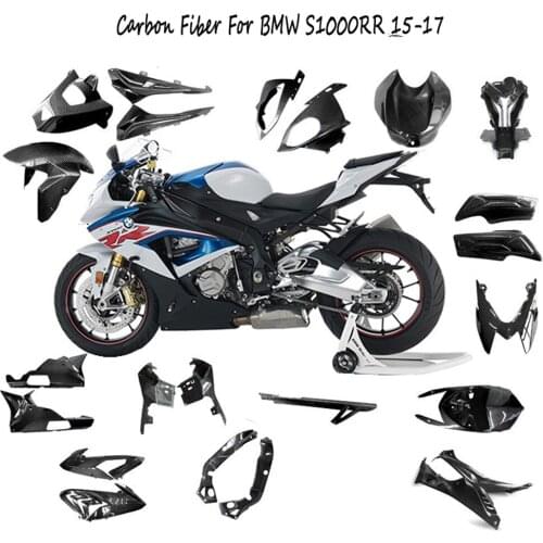 REAL Carbon Fiber/ABS 23 PCS For BMW S1000RR 2015 2016 2017 2018 Whole Bodywork Fairing