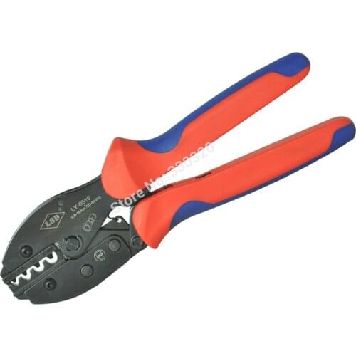 Cable lug crimping tools 0.5-16mm2,ratchet non-insulated terminal crimping pliers LY-0516