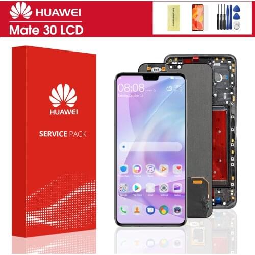 Original 6.62'' Display For Huawei Mate 30 LCD TAS-L09 Touch Screen Digitizer Assembly Replacement Parts With Frame