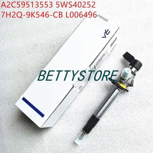 Genuine and new fuel injector 5WS40252, A2C59513553 for rope F 7H2Q-9K546-CB, 1489401, L and Rover L006496