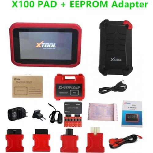 XTOOL X-100 PAD Tablet Key Programmer with EEPROM Adapter Support Special Functions X100 PAD With Oil Rest Tool Odometer Adjustm