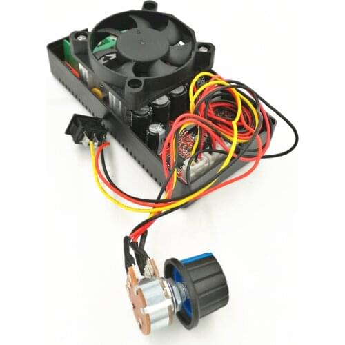 30PCS H-Bridge DC Motor Speed PWM Controller with PLC Control Reversing Switch Braking Fan 12V 24V 36V 50V Speed Adjuster(6.8)