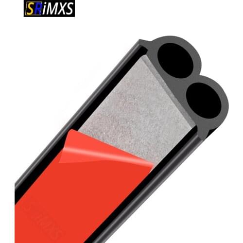 Auto Door Rubber Seal Strip B-type Universal Car Door Seal Sticker Sound Insulation B Shape Weatherstrip Car Trunk Seal Strips