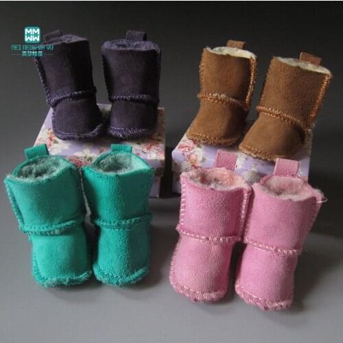 7cm Sheepskin Boots Shoes for Dolls 1/4 BJD Doll Things for dolls Childs Christmas present (No cartons)