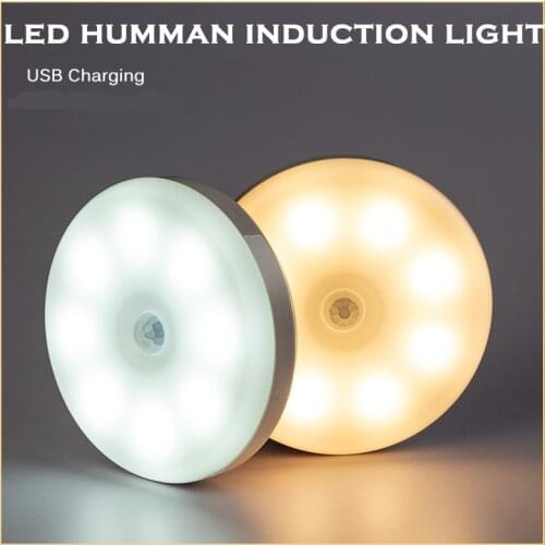 USB Charge Smartlamp met sensor led wall Night Light Under Cabinet lamp Motion Sensor Closet Light Kitchen Bedroom Ligh