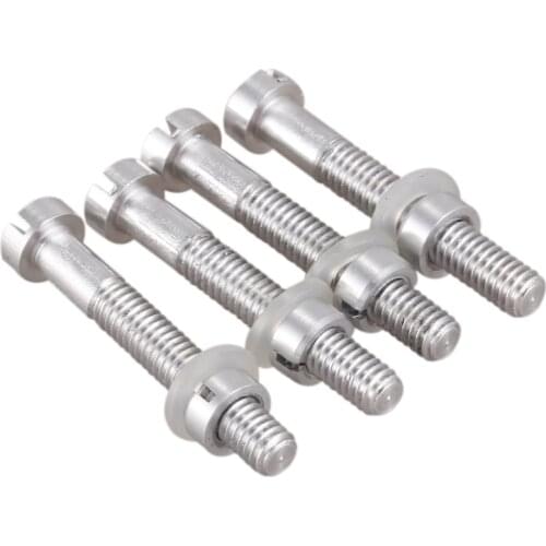 4Pcs M2.5x18.5mm Turntable Phonograph Screws,Hardware Replacement Headshells Cartridge Stylus Mounting Vinyl LP Record Player