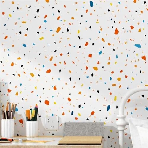 Wellyu Imitation diatom mud 3d wallpaper Modern minimalist Nordic style ins childrens room girl princess background wall paper