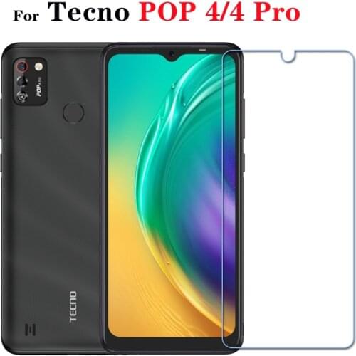 2-1Pcs Tempering Glass For Tecno POP 4 Pro Protector Scratch Proof LCD Film Glass For Tecno POP4 Premium Cover Glass