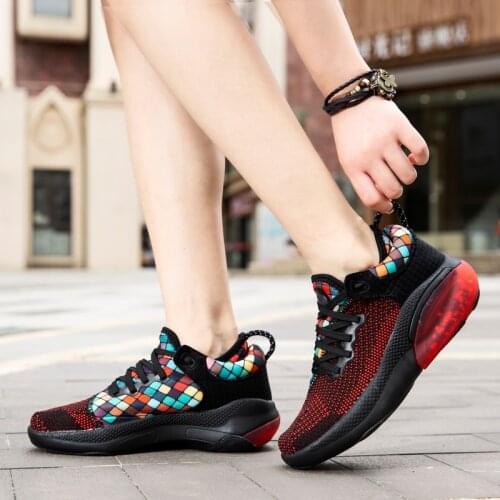 2020 New Elastic particle sole Womens Casual Shoes Woman Trainers Breathable Lovers Sneakers Zapatillas Mujer Tenis Feminino