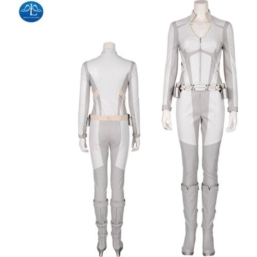 Manluyunxiao White Canary Cosplay Halloween Costume for Kid Women DC Superhero Legends of Tomorrow Sara Lance Outfit Custom Made