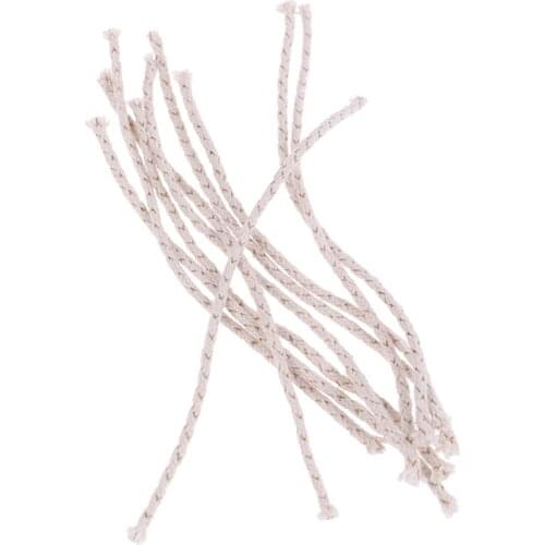 10pcs Replacement Copper Wire Lighter Cotton Core Wick Kerosene Oil Lighter Accessories for Petrol Lighter Fire Starter Bulk