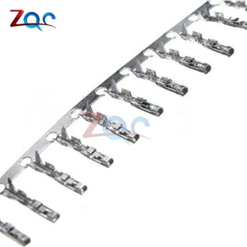 100Pcs Dupont Jumper Wire Cable Housing Female Pin Contor Terminal 2.54mm NEW