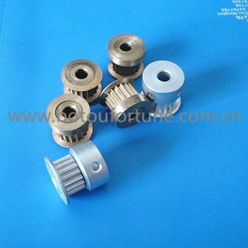 14 teeth XL timing belt pulley aluminium 10mm width 6pcs a pack