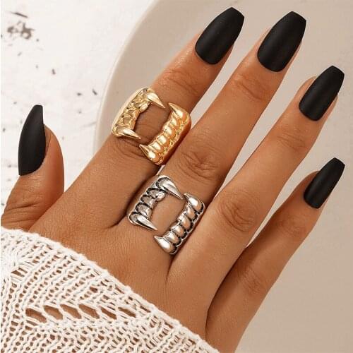2 pcs/set European and American Bohemian Ring Personalized Letters LOVE Simple Womans Ring Accessories Jewelry