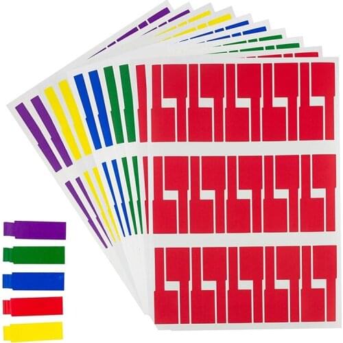 600Pcs/20 Sheets Cable Labels Tags Cable Markers Self Adhesive Cable Labels Waterproof Tear Resistant Wire Labels