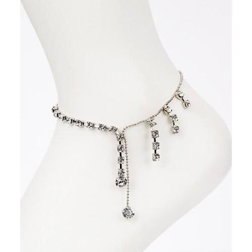 Accessories sparkling hot-selling claw chain cool drop tassel anklets female A001