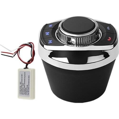 1PC Car Wireless Multi Steering Wheel Control Button Universal 8-Key Functions Steering Wheel For Car -Android Navigatio