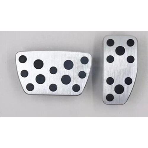 DEE Car Accessory For Lexus LX570 2013-2018,Aluminum alloy Accelerator Gas Brake Modified Pedal Plate Pad,Decoration Stickers