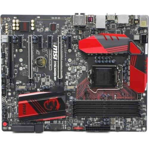 Free shipping original motherboard for MSI Z170A GAMING M7 DDR4 LGA 1151 USB2.0 USB3.1 HDMI 64GB Z170 Desktop motherborad