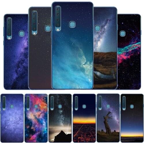 Starry Sky Cover phone case For Samsung A3 A5 A6 A7 A8 A9 2016 2017 2018 A10 A20 A40 A50 A70 A80 Pro soft Back Cover