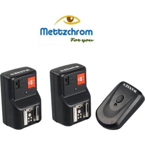 For 2 flash Wireless Flash Trigger Transmitter & 2 Receivers for Canon Nikon Yongnuo Godox