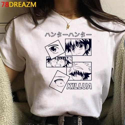 Hunter x Hunter t-shirt men couple grunge print japanese plus size clothes t shirt ulzzang