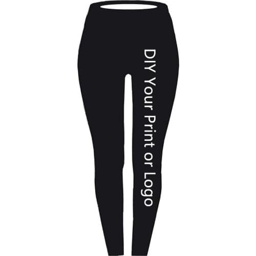 Customized Print Leggings DIY Your Photo or Logo Elastic Fitness Leggings Casual Leggings 3D Digital Printing Process