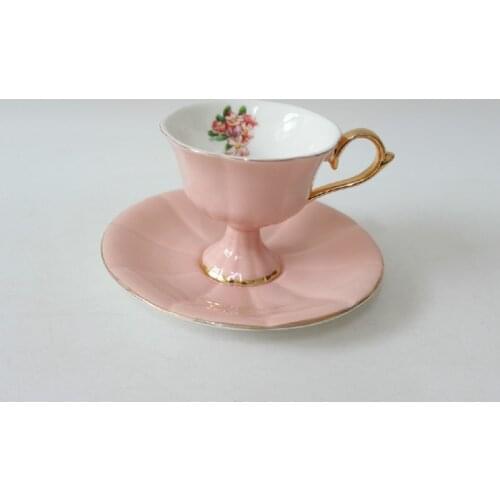 Chinese Tea Cup Set Porcelain Eco Friendly Simple Small Ceramic Coffee Cup Set Saucer Spoon Crockery Xicara Drinkware EB50BD