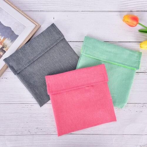 1PCS Reusable Sandwich Snack Bags Lunch Bread Bag Waterproof Portable Food Storage Bags Pouch For School Camping Work Travel