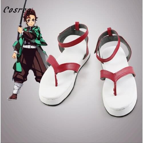 Kamado Nezuko Cosplay Shoes Anime Demon Killer Kimetsu no Yaiba Halloween Kamado Tanjirou Boots Shoes for Women and Mens