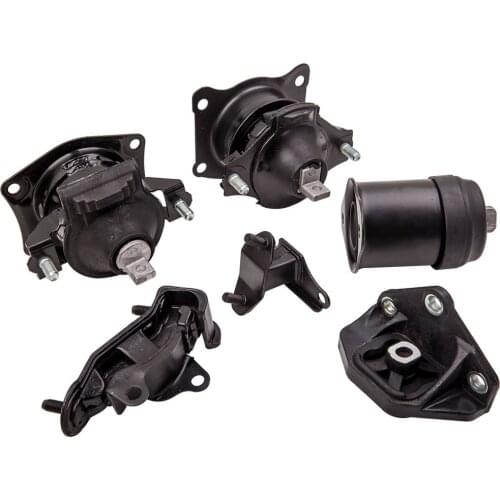 6pcs Motor & Trans Mounts For Honda Accord 3.0L 03-07 Automatic Trans A4544