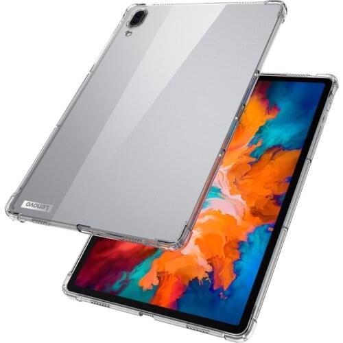 Transparent TPU Case for Lenovo Tab P11 TB-J606F 11 inch Silicon Soft Shell Airbag For Lenovo Tab P11 Pro TB-J706F 11.5"+Stylus