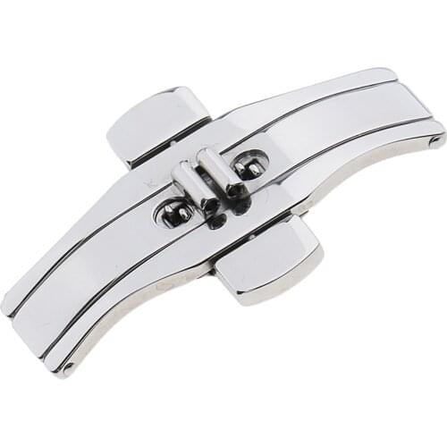 Watch Deployment Buckle Stainless Steel Flip Lock Butterfly Deployment Clasp